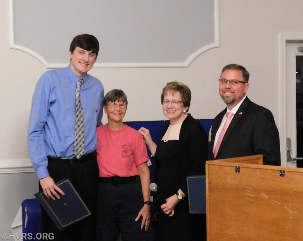 Nick Brown,  Jeff Walker- New Advanced EMT certification earned this year
with Jayne and Chris
